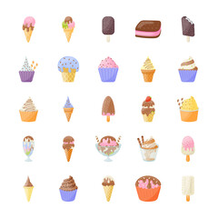 Ice Cream Icons Pack 