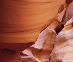 Antelope canyon Arizona texture. Canyon natural rock formation. Red rocks - 354908253