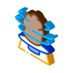 pottery making process icon vector. isometric pottery making process sign. color isolated symbol illustration