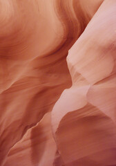 Antelope canyon Arizona texture. Canyon natural rock formation. Red rocks