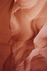 Antelope canyon Arizona texture. Canyon natural rock formation. Red rocks - 354908407