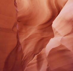Antelope canyon Arizona texture. Canyon natural rock formation. Red rocks - 354908439