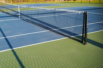 Fototapeta na wymiar Empty Tennis Courts