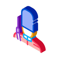 royal guard icon vector. isometric royal guard sign. color isolated symbol illustration