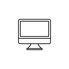 monitor icon vector