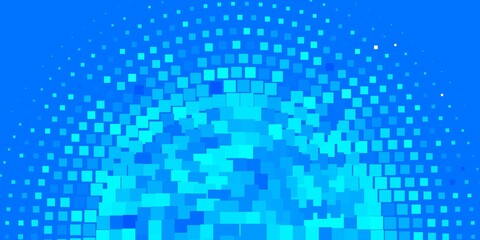 Light BLUE vector template in rectangles. Abstract gradient illustration with colorful rectangles. Template for cellphones.