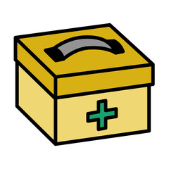 救急箱　イラスト　アイコン
