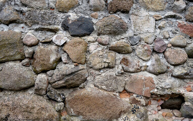 Old stone wall texture.