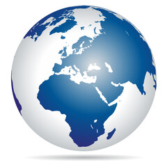 Erdkugel Globus Icon Vector