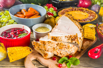 Thanksgiving dinner concept