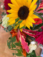 リビングに飾るお花