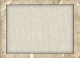 Fototapeta premium Old vintage canvas texture with retro paper background