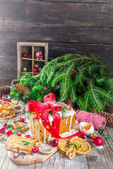 Christmas winter fruit cake