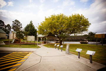 The Township of Nelligen in Australia