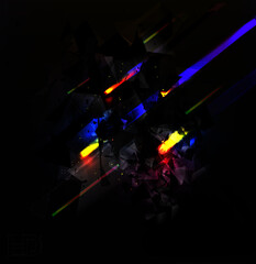 abstract high energy dark backround