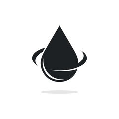 Fototapeta premium Water Icon Vector Design Template