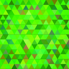 Vector Abstract green multicolored triangle background. Eps10