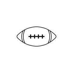 american football bal icon vector