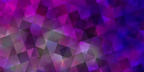 Light Purple vector layout with rectangles, triangles.