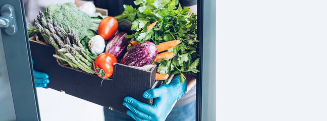 Vegetables delivery during coronavirus outbreak
