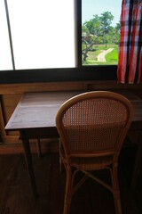 table and chairs in a house