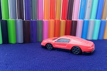 toy car on the floor