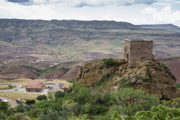 David Gareja, a rock-hewn Georgian Orthodox monastery complex located in the Kakheti region, Georgia