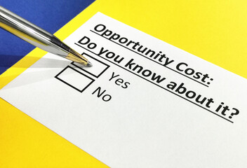 Obraz premium Questionnaire
