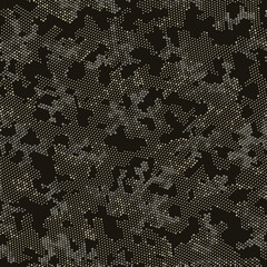 Seamless Vector Patterd Design.  Repeated Vector Beige Artistic, Camo Design. Khaki Repeated Point Camouflage, Graphic Print. Green Seamless Circle Camouflage, Graphic Art.