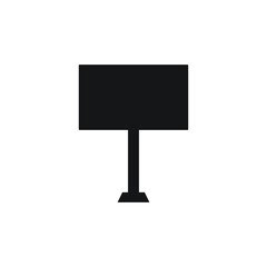 Fototapeta premium billboard icon vector sign symbol isolated