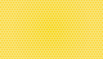 yellow honeycomb background. honeycomb pattern. Hexagon abstract background vector design