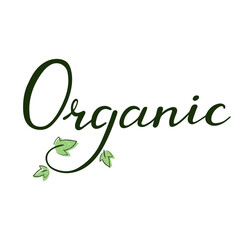 Organic hand written vector illustration. Logo