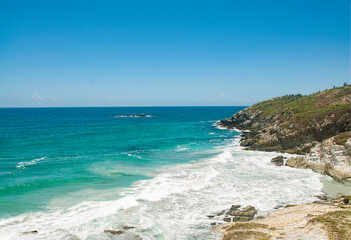 beach and sea