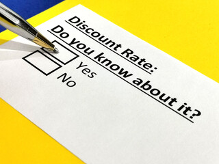 Obraz premium Questionnaire