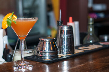cocktail in bar
