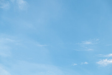 cloudy sky view sushine blue background