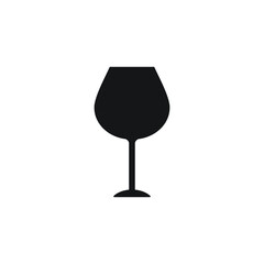 wine glass icon vector sign symbol isolated