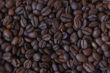 coffee beans background texture Arabica Robusta
