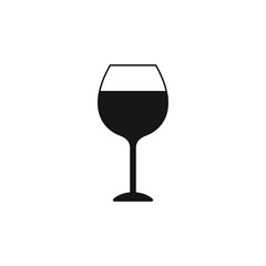wine glass icon vector sign symbol isolated