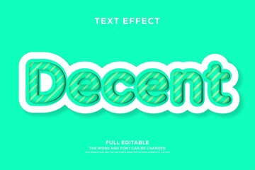 3d text effect style