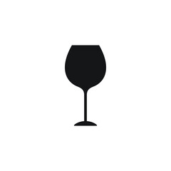 wine glass icon vector sign symbol isolated