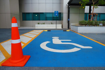 handicapped Parking spot for the disabled and the elderly Ideal for use in the design put images...