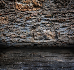 grunge concrete room