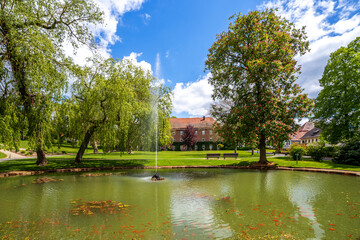Fototapeta premium Schlosspark, Gersfeld Rhön, Deutschland 