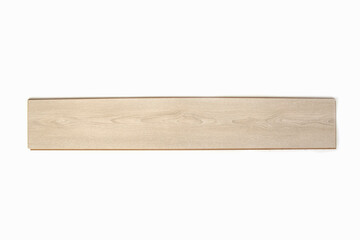 wooden board on white background