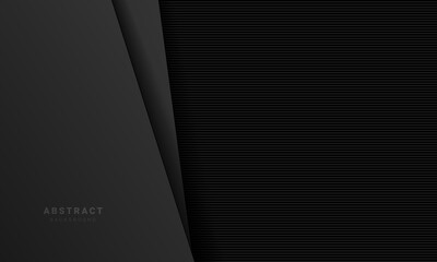 minimal black background, simple and clean dark wallpaper, dark futuristic deep background vector.