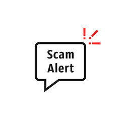 scam alert bubble like fraud