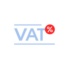vat tax percent minimal icon