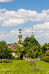 Arlesheim, Arlesheimer Dom, Dom, Domkirche, Dorf, Domkirche, Landwirtschaft, Obstbäume, Wanderweg,...