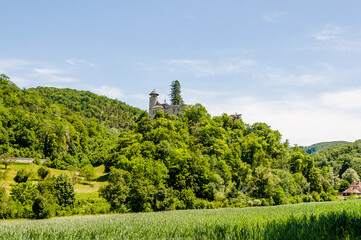 Arlesheim, Schloss Birseck, Birseck, Burg, Ruine, Ermitage, Dornach, Spazierweg, Wanderweg,...